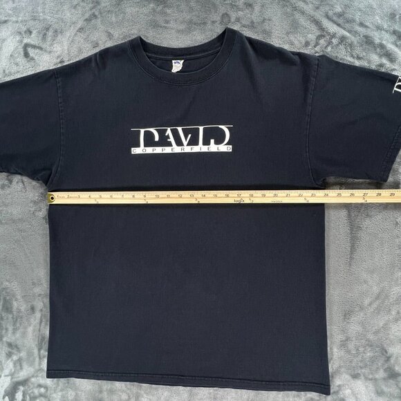 David Copperfield World Tour T Shirt Men XL Vintage 90's Magician Magic - Picture 6 of 10